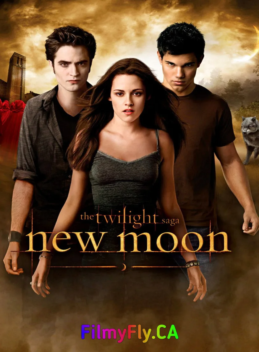The Twilight Saga - New Moon (2009) (Hindi + English) Dual Audio Hollywood Movie HD ESub