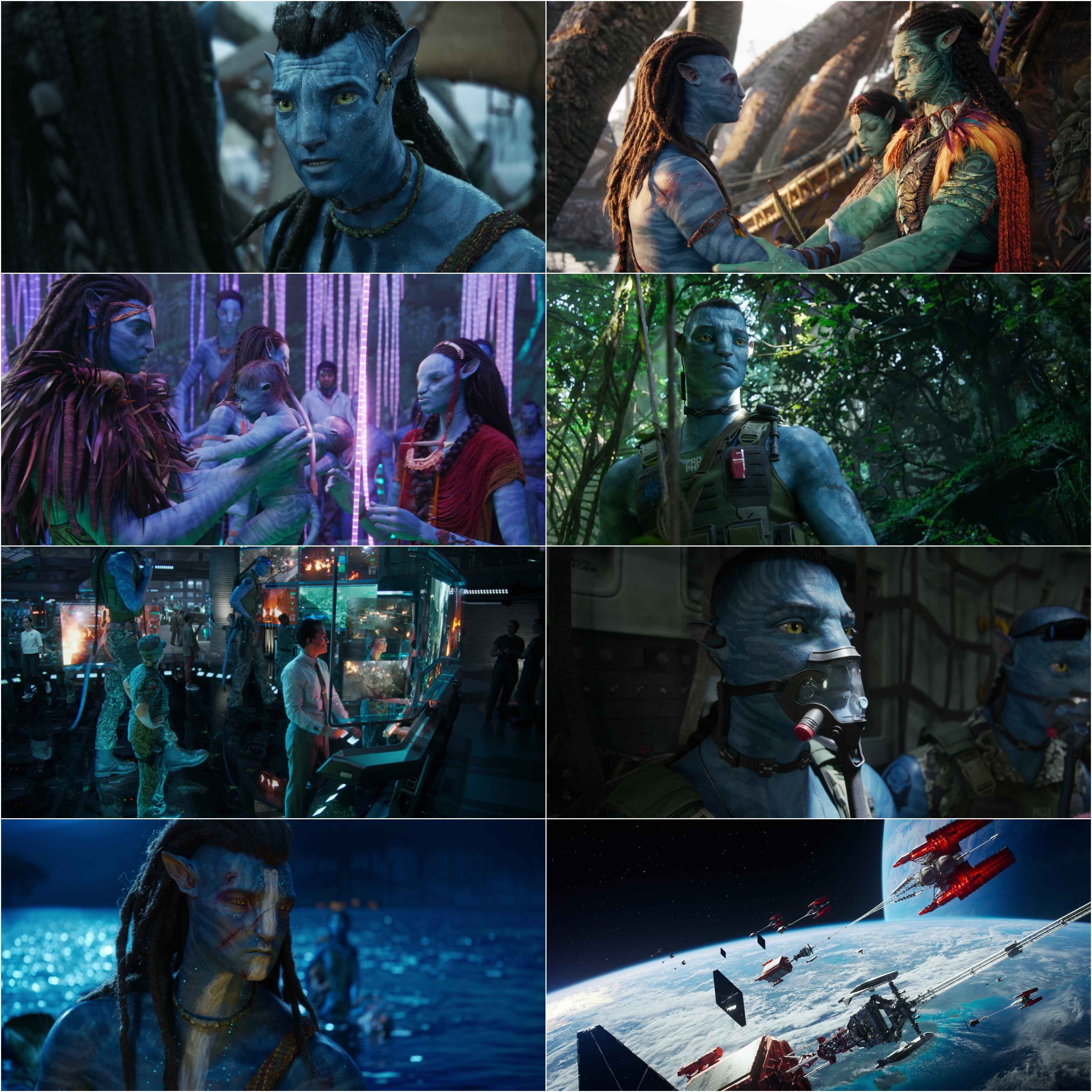 Avatar - The Way of Water (2022) (Hindi + English) Dual Audio Hollywood Movie BluRay HD ESub Screenshot