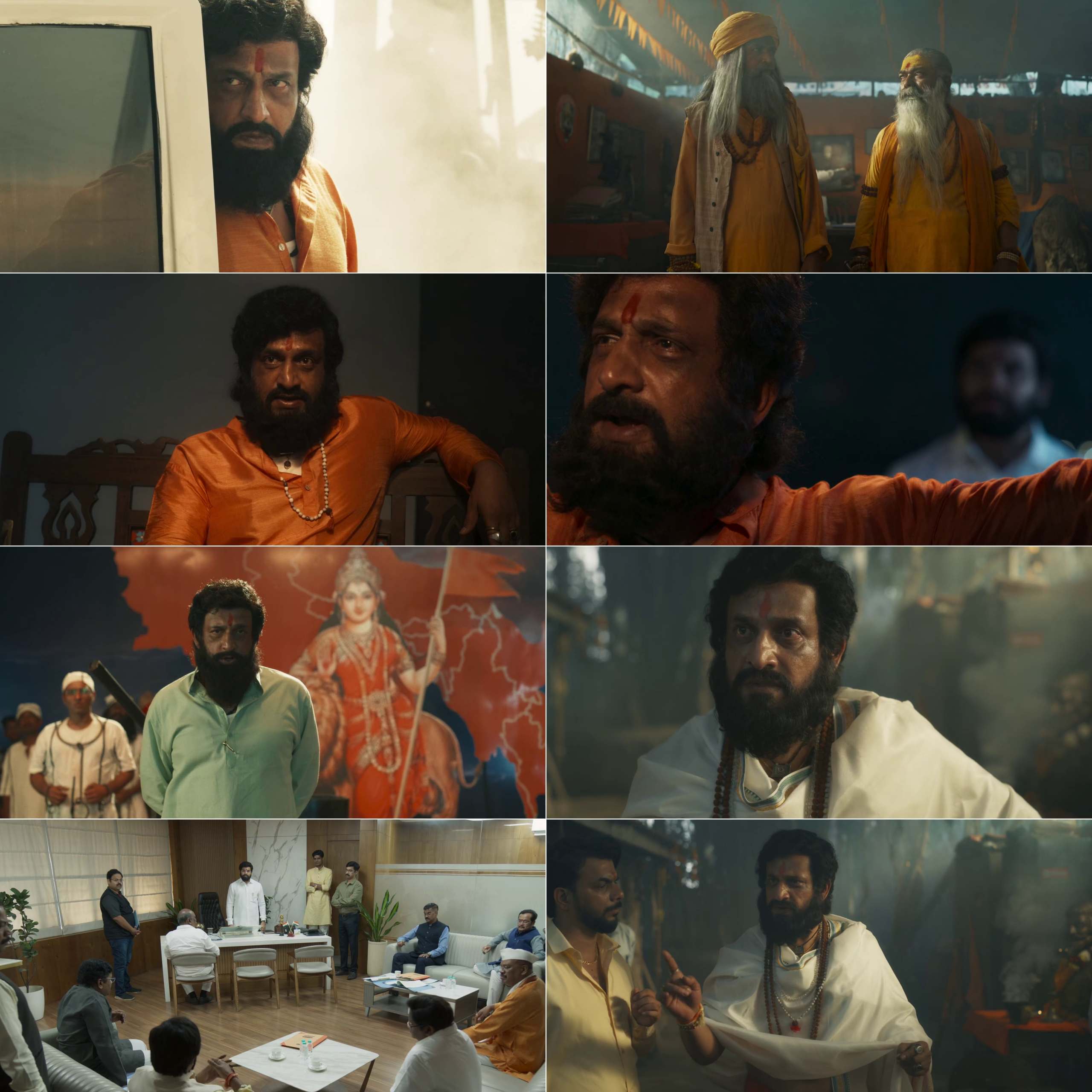Dharmaveer 2 (2024) (Hindi + Marathi) Dual Audio UnCut Movie HD ESub Screenshot