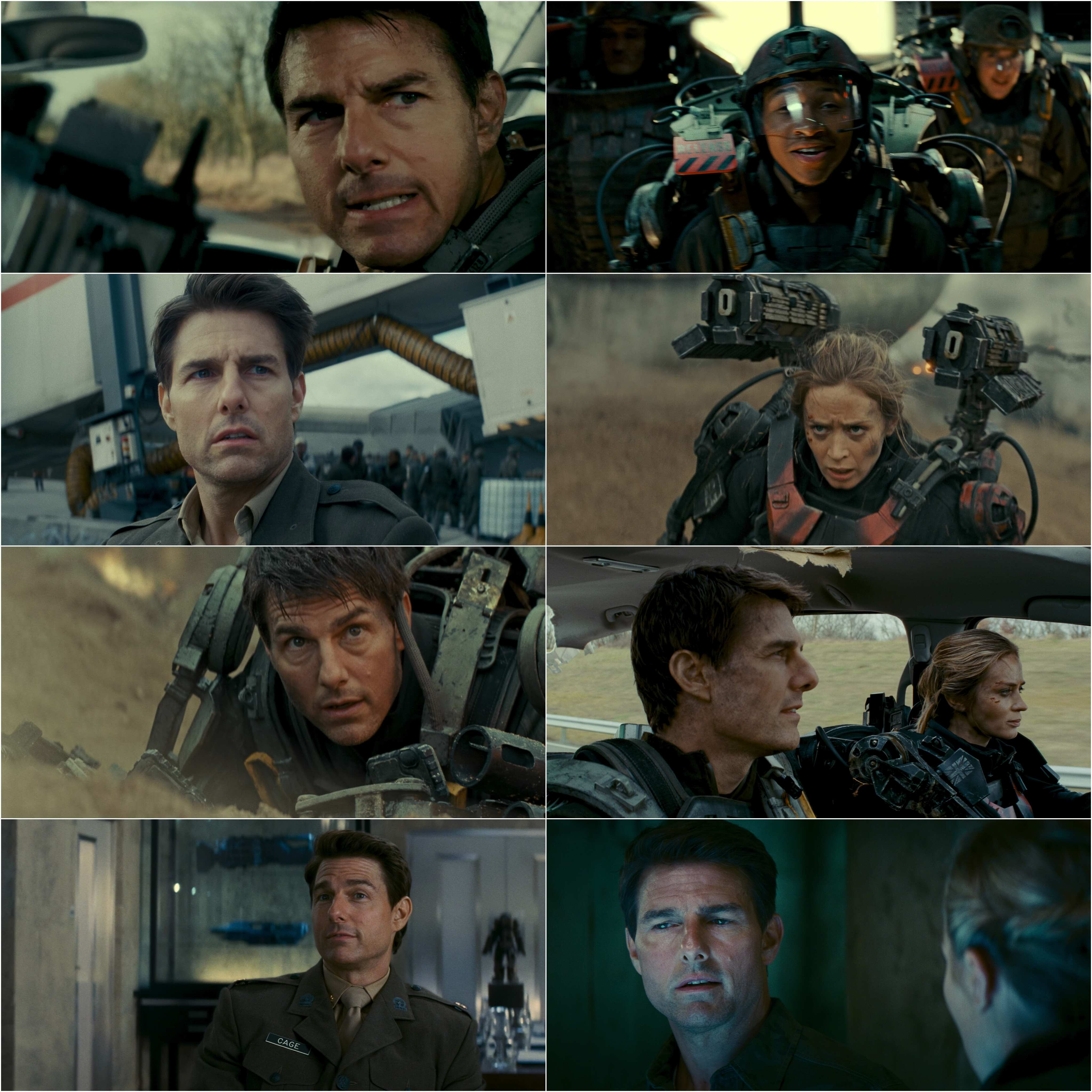 Edge of Tomorrow (2014) (Hindi + English) Dual Audio Hollywood Movie BluRay HD ESub Screenshot