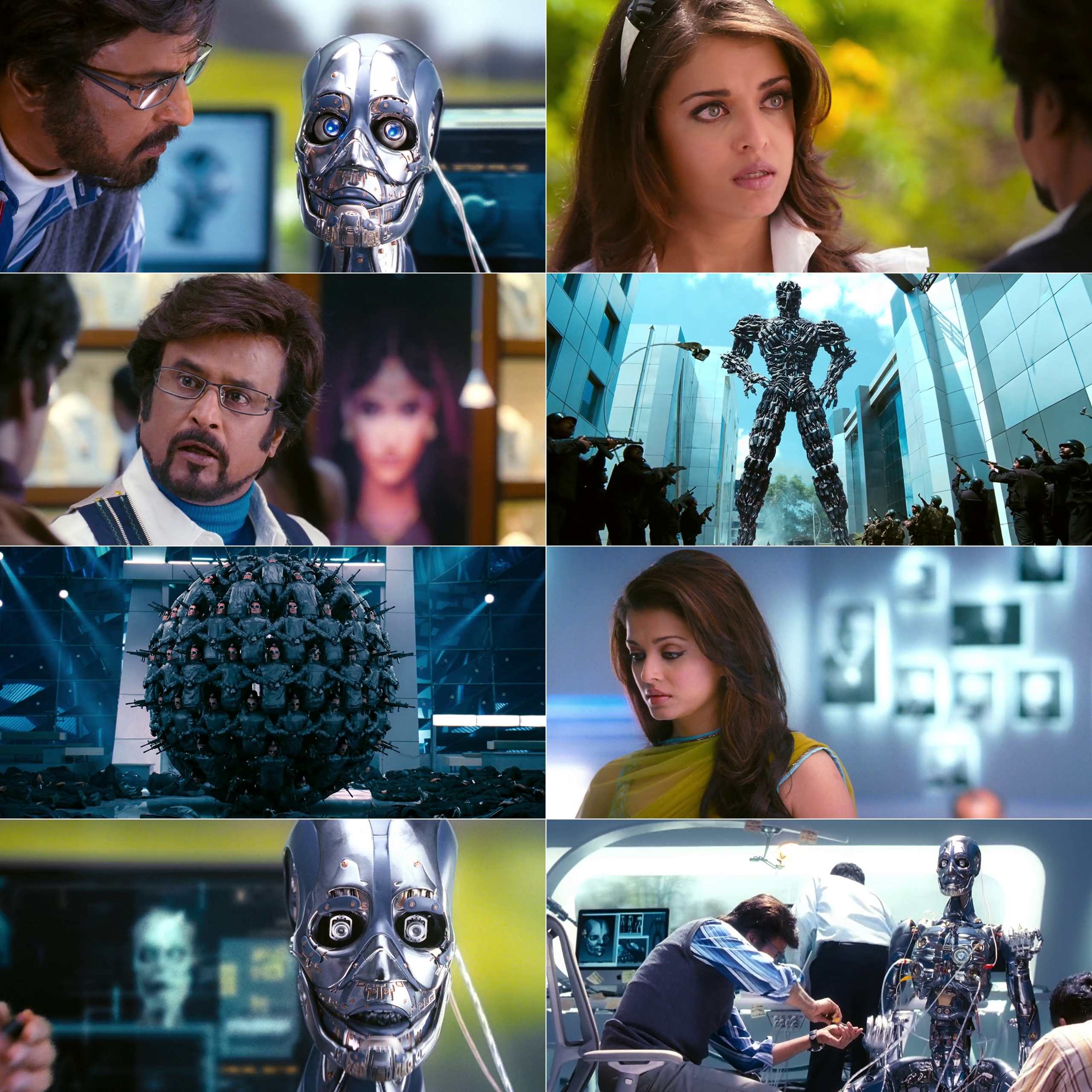Robot (2010) Bollywood Hindi Movie BluRay HD ESub Screenshot