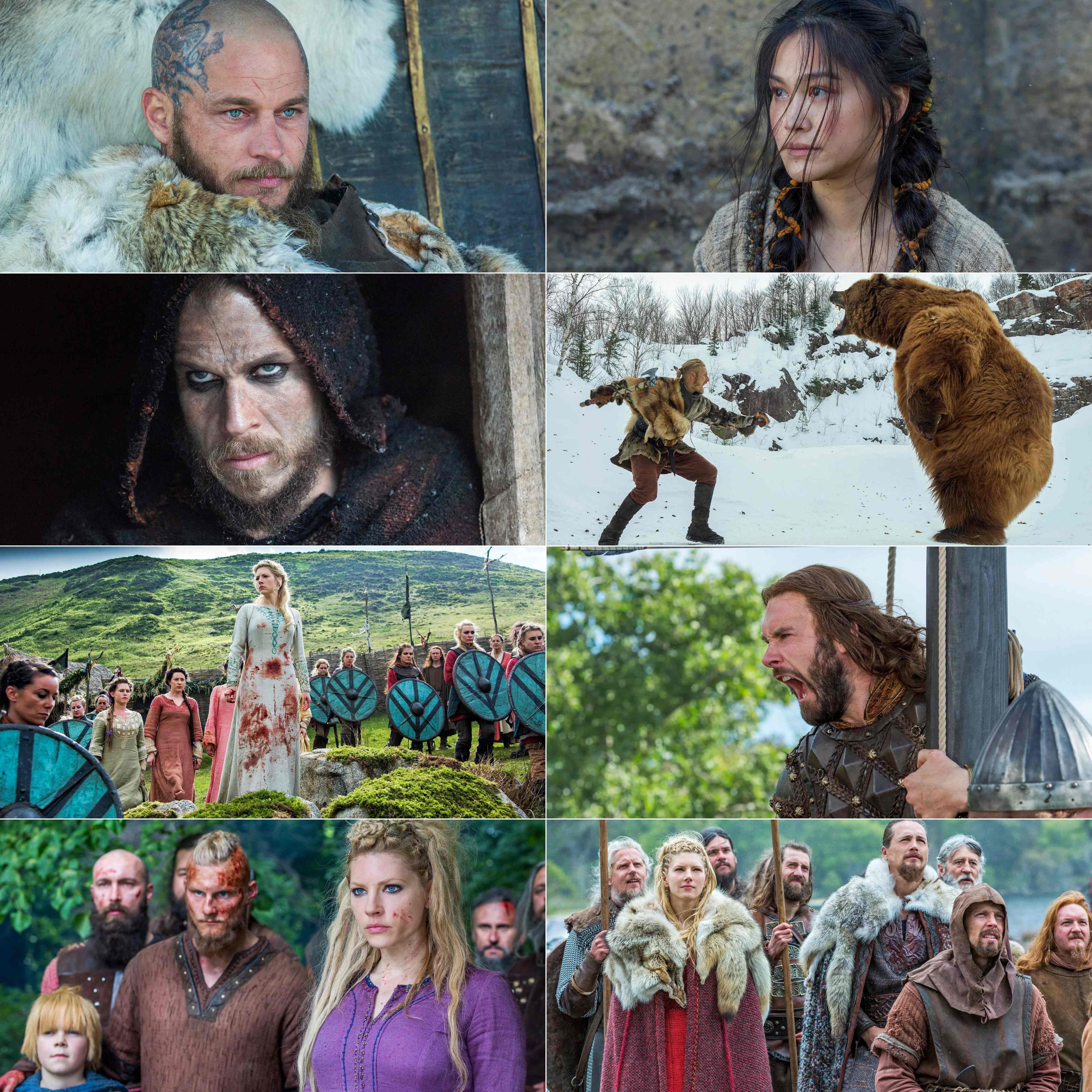 Vikings S04 (2016) (Hindi + English) Dual Audio Completed Web Series BluRay HEVC ESub Screenshot